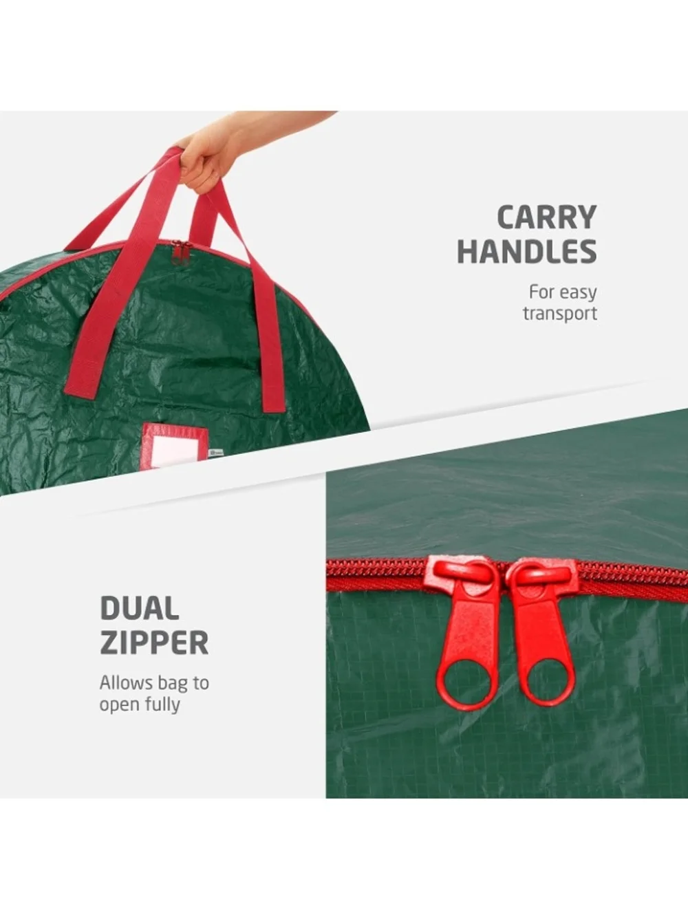 Holiday Gift Wrap Storage Organizer & Wreath Storage Bag NWT